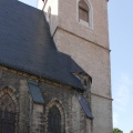 Turm der St. Petri-Pauli-Kirche von der Eingangsseite (Foto Sauerzapfe)