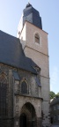 Turm der St. Petri-Pauli-Kirche von der Eingangsseite (Foto Sauerzapfe)
