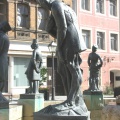 Häuer - Figur des Knappenbrunnens in Eisleben (Foto Sauerzapfe)