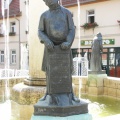 Knappschaftsältester - Figur des Knappenbrunnens in Eisleben (Foto Sauerzapfe)
