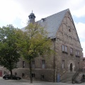 Rathaus Sangerhausen - Eingangsseite (Foto Sauerzapfe)