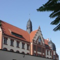 Die ehemaligen Bergschule von der Halleschen Straße gesehen (Foto Sauerzapfe)