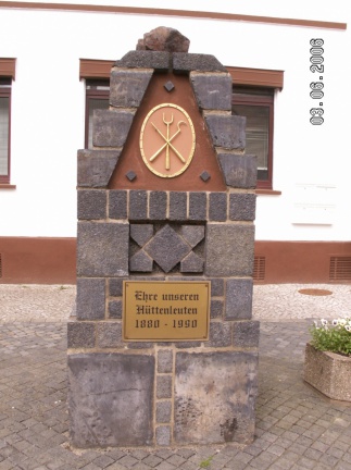 Das Hüttendenkmal in Helbra (Foto Dammköhler)