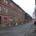 Die Familienhäuser in Klostermansfeld (Foto Sauerzapfe)