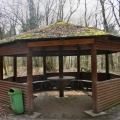 Schutzhütte im Eingangsbereich des Steinbruches Blankenheim (Foto Dr. König)