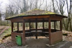 Schutzhütte im Eingangsbereich des Steinbruches Blankenheim (Foto Dr. König)