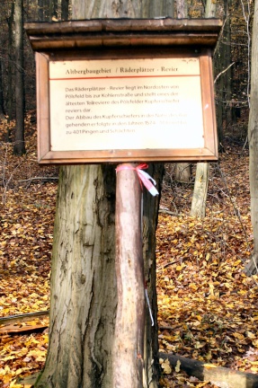 Info-Tafel Räderplätzer Revier (Foto Dr. S. König – 2007)