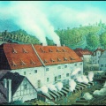 Die Kupferkammerhütte bei Hettstedt nach einer Darstellung von Giebelhausen