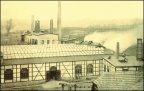 Kupferelektrolyse Oberhütte bei Eisleben, etwa 1900 (Foto Mansfeldarchiv)