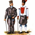 1800 - Schieferhäuer  und  Hüttenmann