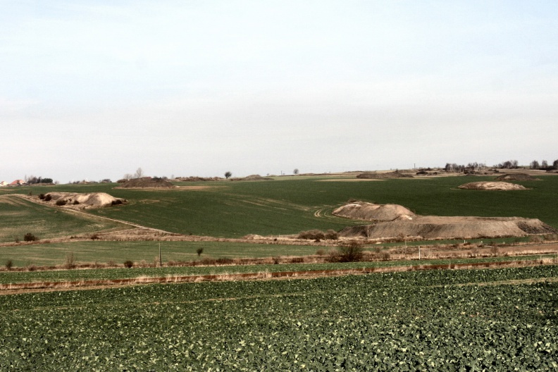 Blick von der Halde des Eduardschachtes auf die Landschaft der Familienhalden (Foto Dr. König)