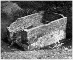 Die Reste des Zimmermann-Schachtes 1 im Jahr 1970  (MansfeldBand 3) 