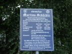 Hinweistafel auf die Martinsschächte in Kreisfeld (Foto Sauerzapfe) 