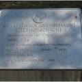 Thälmannschacht - Gedenktafel auf dem Schachtdeckel  (Foto Kowalski)