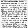 Artikel in der Mitteldeutschen Zeitung vom 13.06.2007: Kalenderblatt 13. Juni 1987