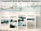 Informationstafel über den Aufbau des Pumpwerkes Wansleben (Foto Dr. S. König - 2007)