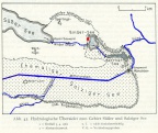 Übersichtskarte des Entwässerungssystems des Seebeckens des ehemaligen Salzigen Sees (Quelle: Werte unserer Heimat 1982, nach AURADA 1969, bearbeitet) 