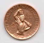 Medaille 750 Jahre Mansfelder Kupferschieferbergbau
