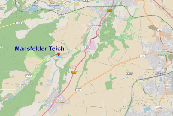 Mansfelder Teich - Karte (OpenStreetMap)