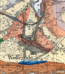 Geologische Situation im Bereich Wolferode-Holzmarken