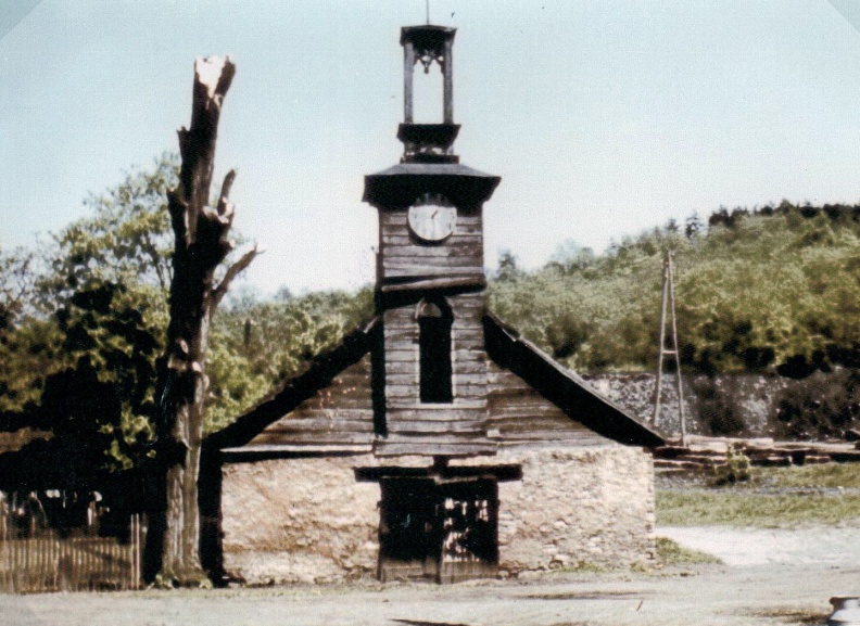 Kupferhütte Sangerhausen Bethaus der Bergleute, Standort der älteren Hütte -1960  (Archiv Vollrath).jpg
