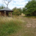 Schutzhütte am Haldenfuß (Foto P. Sauerzapfe)