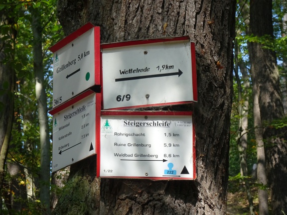 Wegweiser (Foto Sauerzapfe - 2019)
