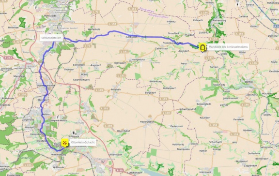 uMap-Karte Schlüsselstollen