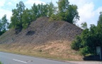 Bild 04 - Halde des LL 56 F (Lichtloch des Froschmühlenstollens) in Wolferode im Jahr 2008  Foto: G. Roswora