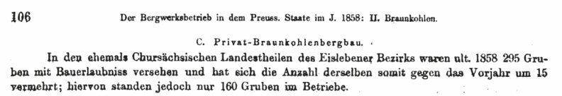 Zeitschrift für Berg-und Hütten 1858 Braunkohlegruben Eisleben.png