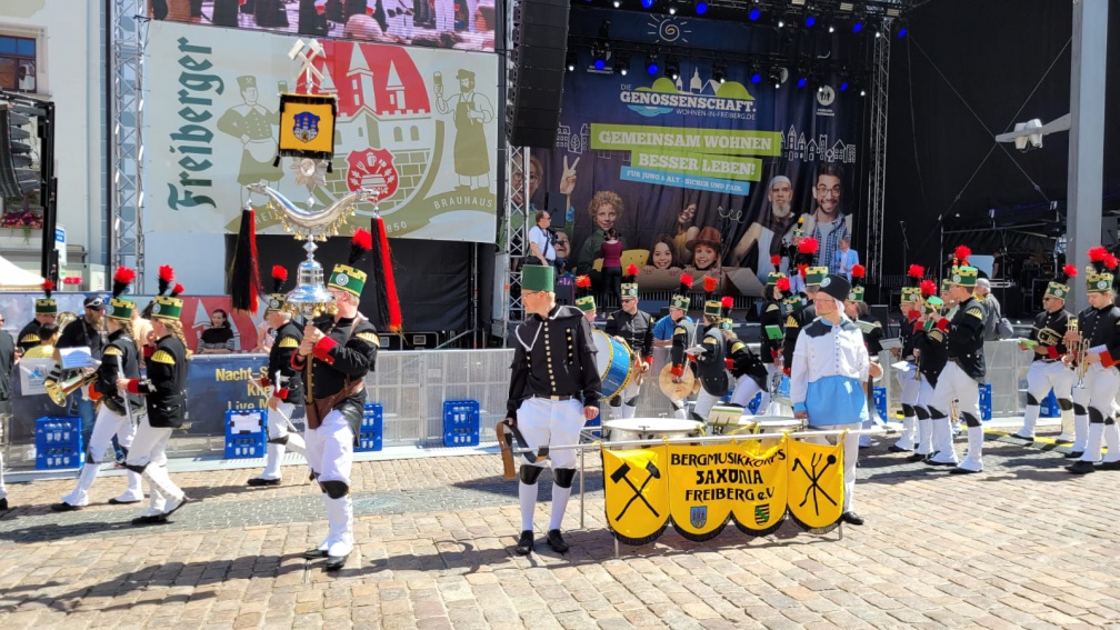 Bild 8 - Das Bergmusikkorps Saxonia Freiberg