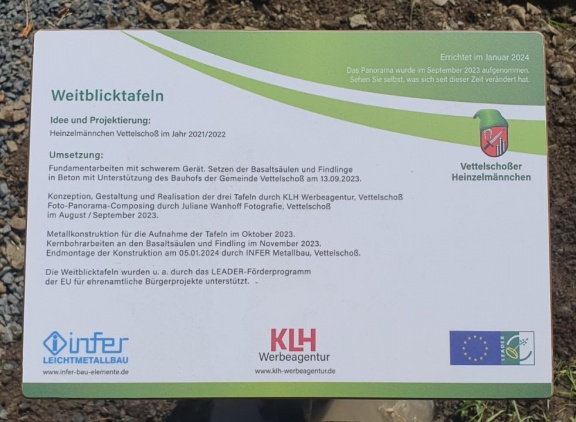 Infotafel zu Weitsicht