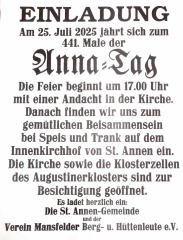 Anna-Tag Einladung 2025
