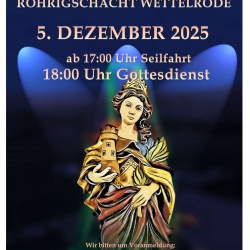 05. Dezember 2025 - Barbarafeier am Röhrigschacht in Wettelrode