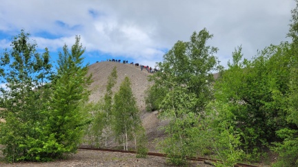 Bild 25 - Am Tag des Aufstieges auf die Halde