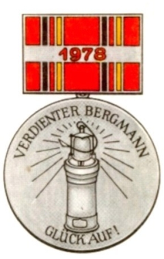 Medaille „Verdienter Bergmann“ (Avers)
